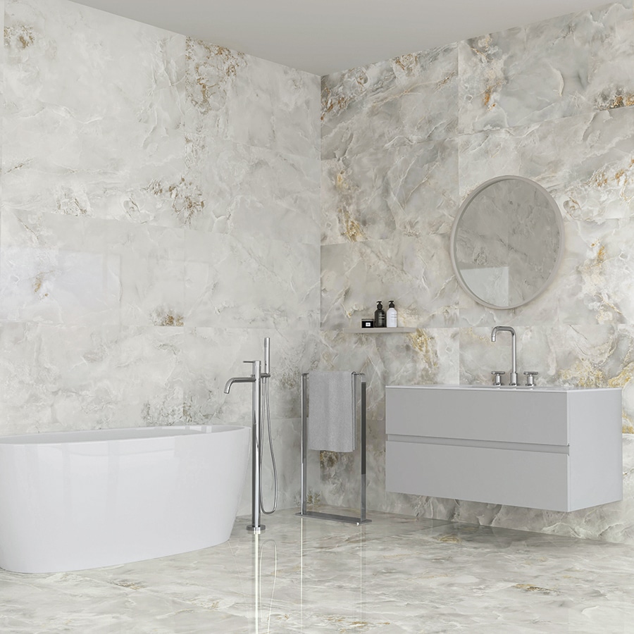 RAPSODY WHITE PULIDO (SLIM) 60X120 بورسلان اسباني مجلي قص ليزر