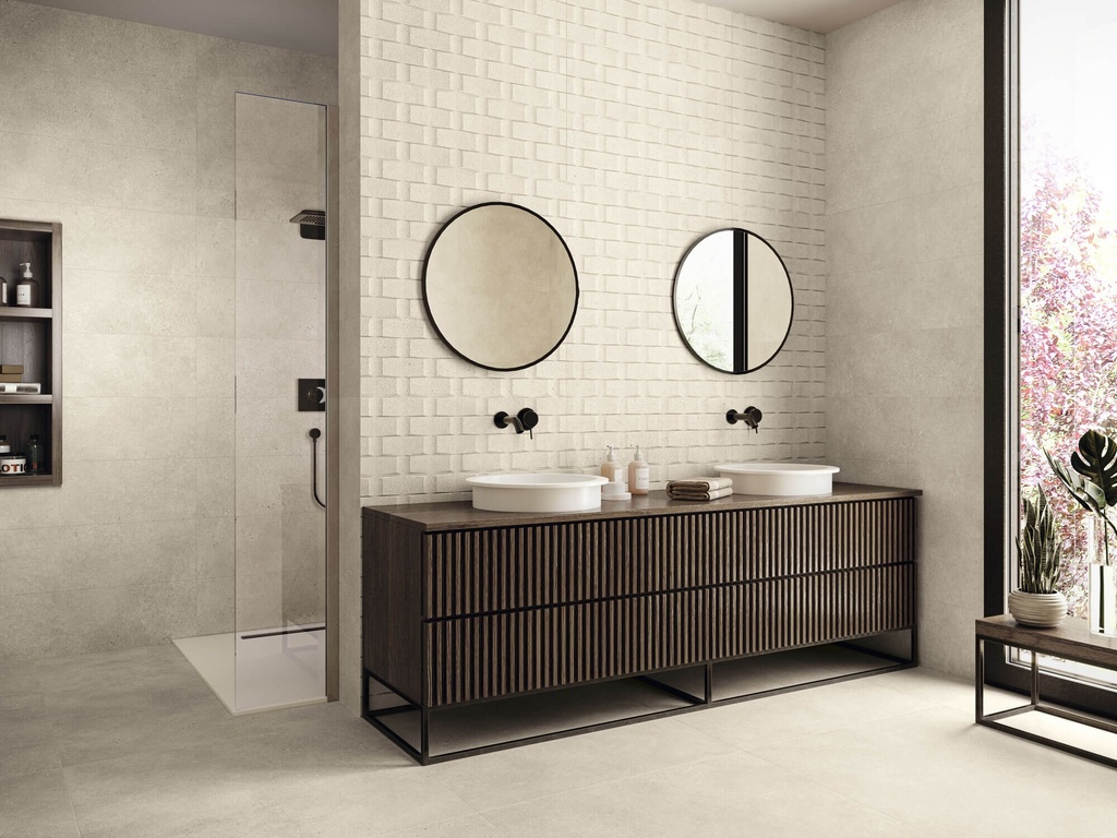 ATELIERS 1871 SAND 100X100 STD بورسلان اسباني قص ليزر