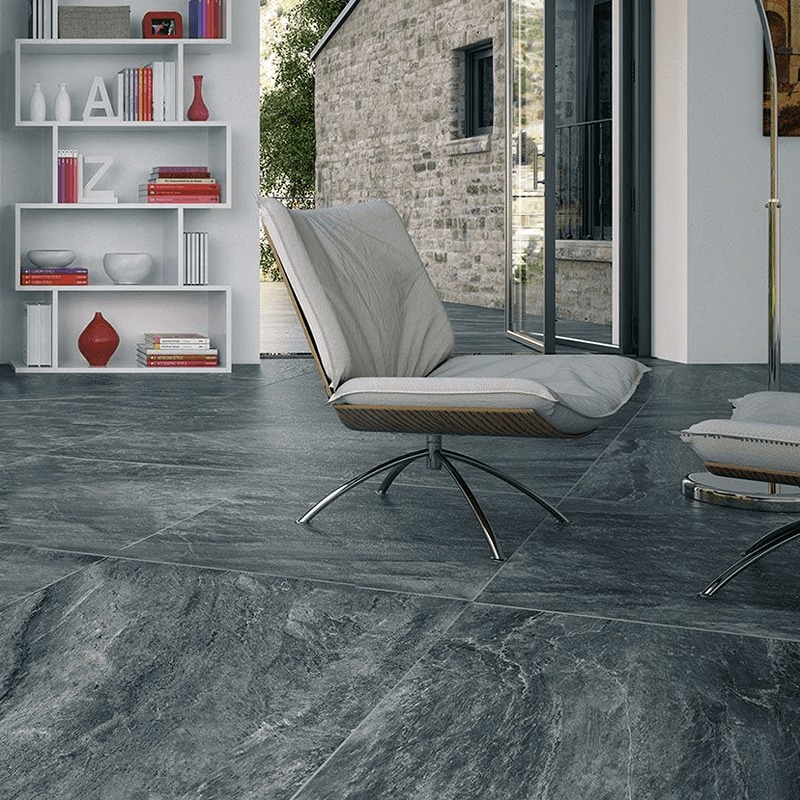 EREBOR ANTRACITA 75X75 STD بورسلان اسباني قص ليزر