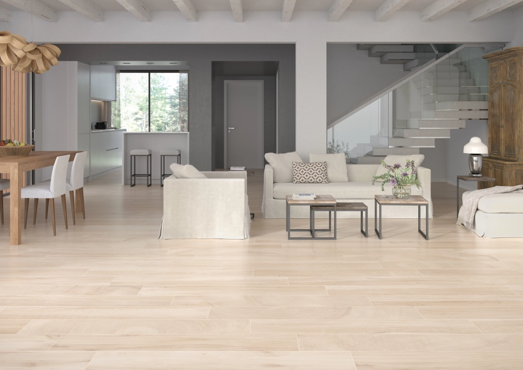 KELN NATURAL 22.7X119.5 بورسلان باركيه اسباني قص ليزر