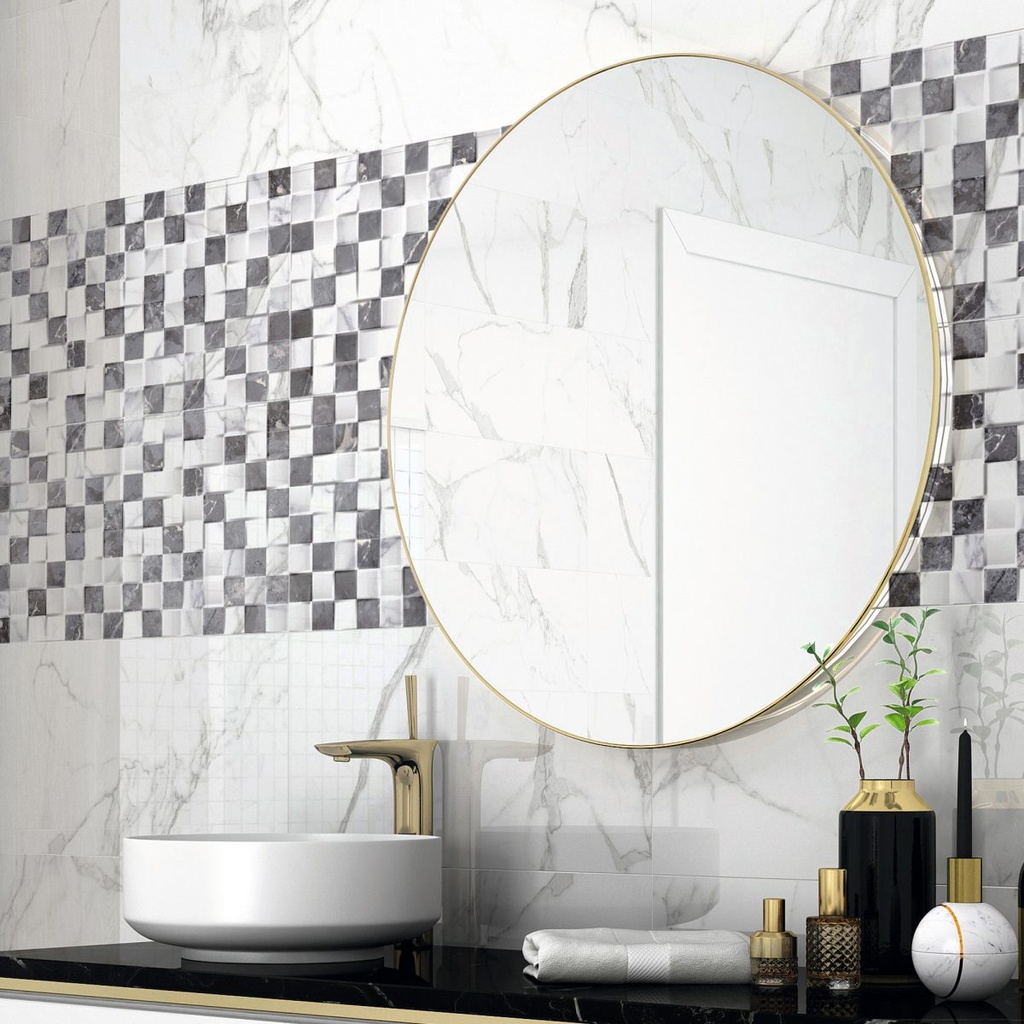 PALATINA KUBIC BLANCO 30X60 جدران اسباني