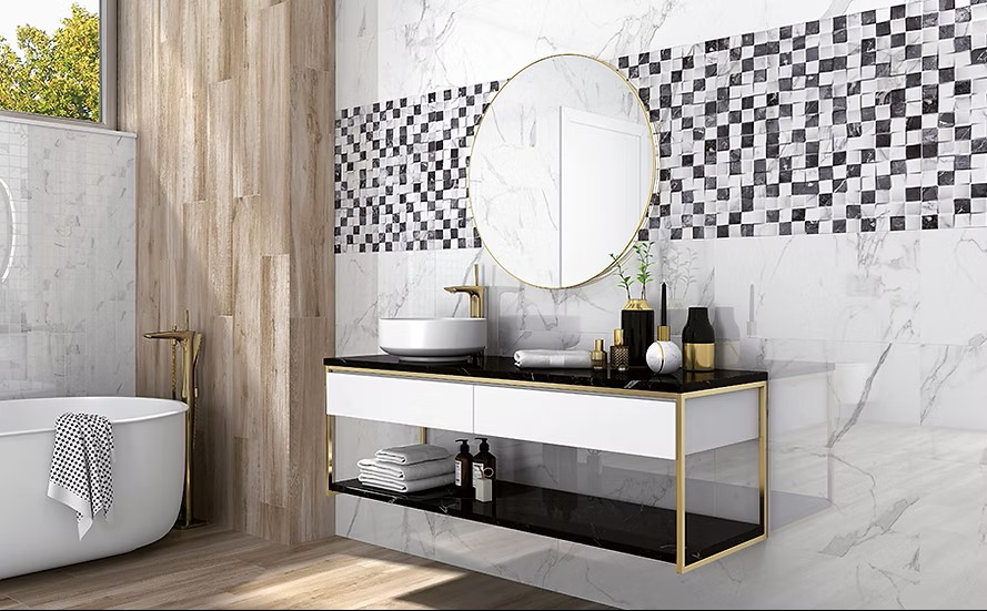 PALATINA KUBIC BLANCO 30X60 جدران اسباني