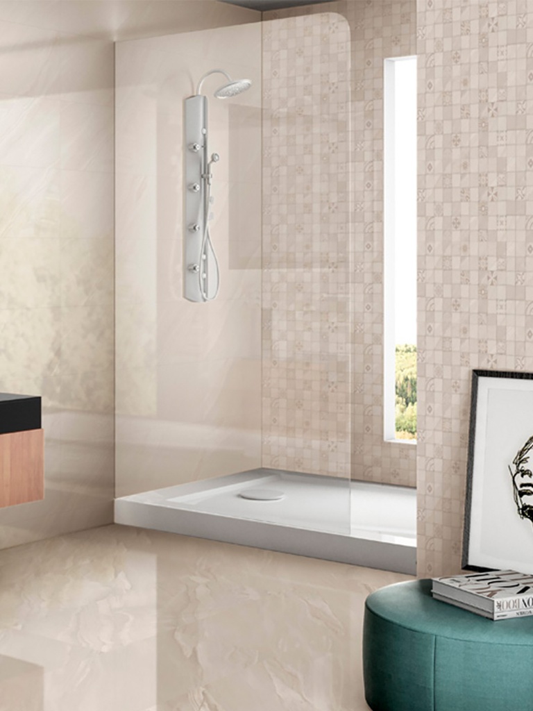 QUINA KUBIC BEIGE 30X60 جدران اسباني