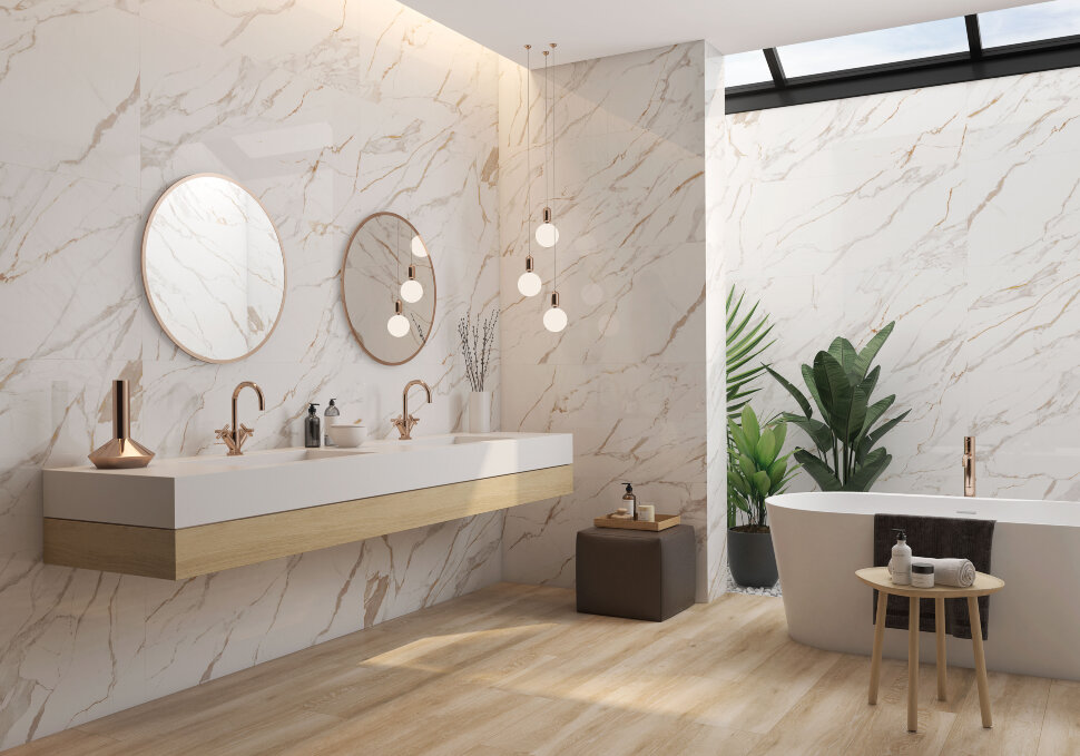 SNOW GOLD PULIDO 60X120 بورسلان اسباني مجلي قص ليزر