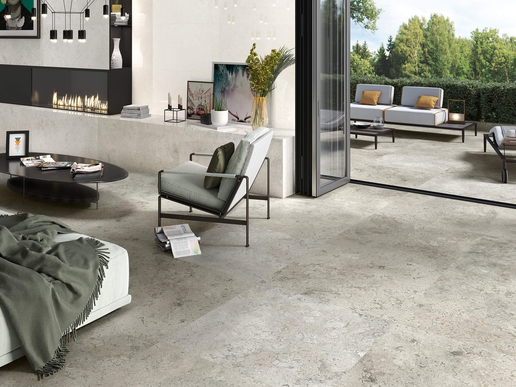 BALTIMORE 1816 GREY 100X100 STD بورسلان اسباني قص ليزر