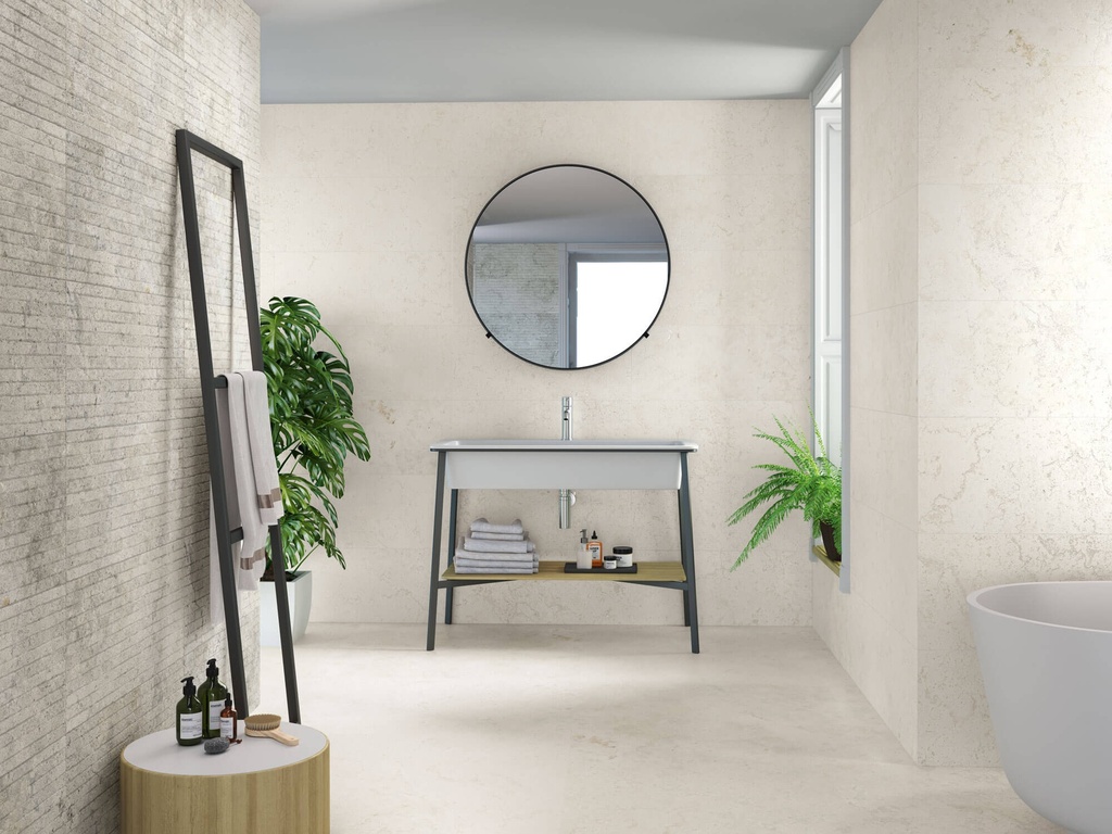 BALTIMORE 1816 WHITE 100X100 STD بورسلان اسباني قص ليزر