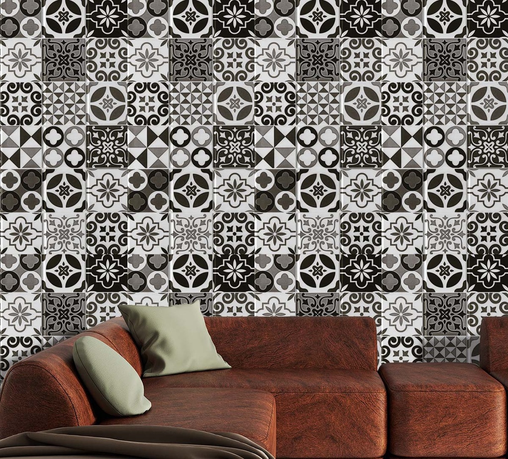 DECOR VERA BLACK (CUT) 30X60 جدران اسباني