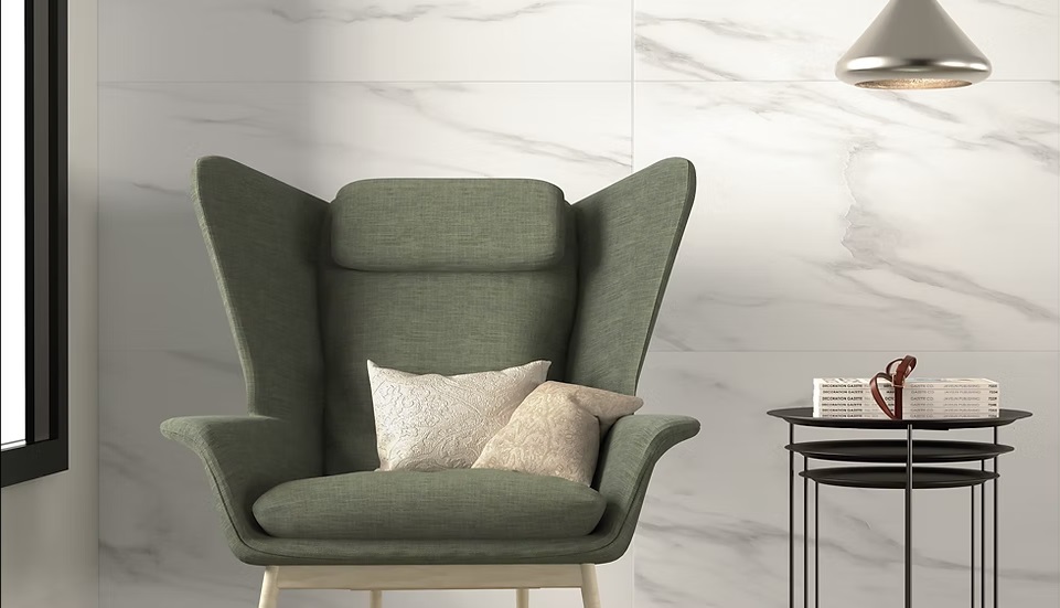 CALACATA GLOSSY 59X120 بورسلان اسباني قص ليزر