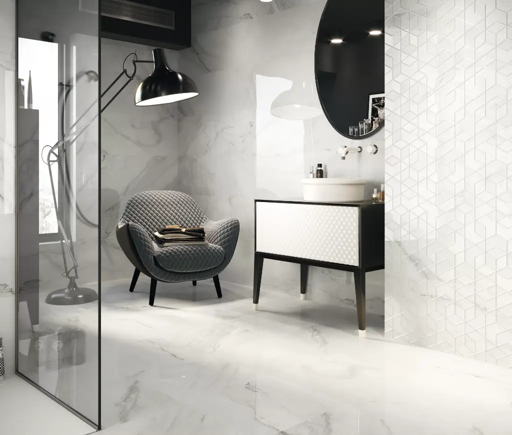 DUOMO DECOR 1212 BLANCO DIAMOND 40X120 ديكور مفرد اسباني