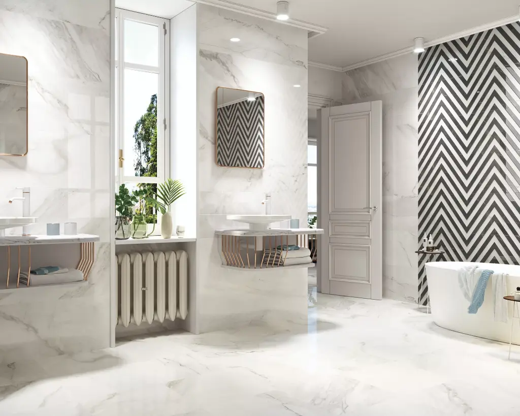 DUOMO DECOR 1212 BLANCO DIAMOND 40X120 ديكور مفرد اسباني