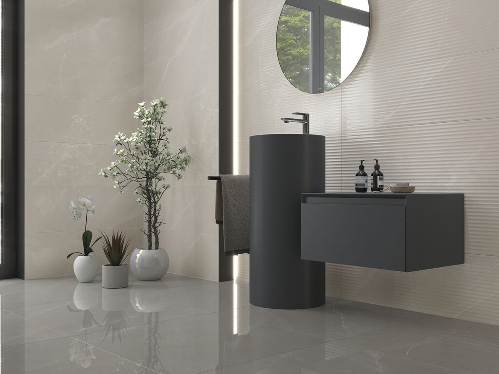 PARADISE TAUPE PULIDO 60X120 بورسلان اسباني مجلي  قص ليزر