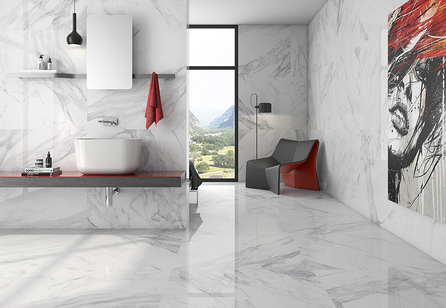 DANTE BLANCO 75X150 STD بورسلان اسباني مجلي قص ليزر