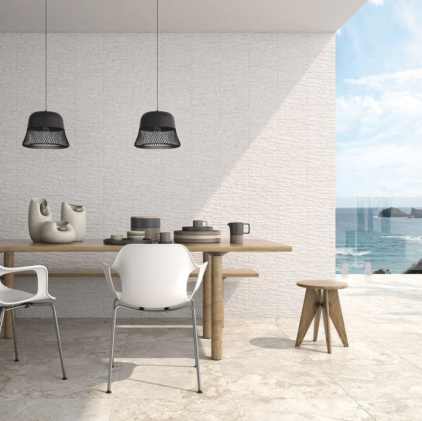 ASPEN BLANCO (4D) 17X52 STD جدران حجري اسباني