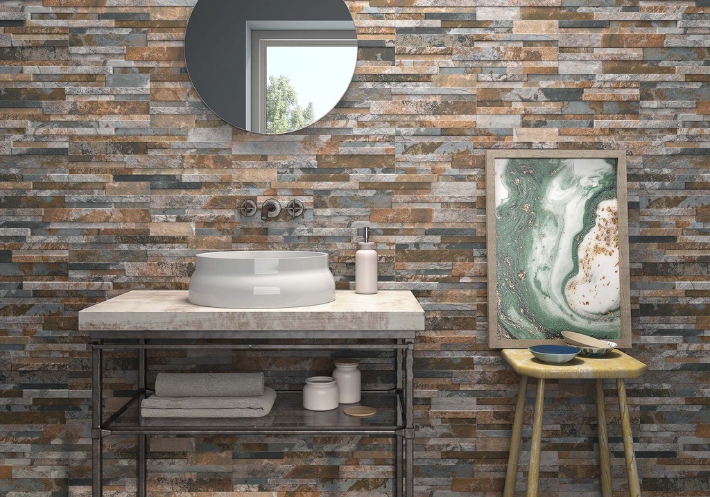 CROSS GRIS 17X52 STD جدران حجري اسباني