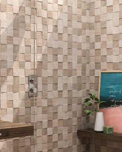 OSLO NOGAL (4D) 16.3X51.7 STD جدران حجري اسباني