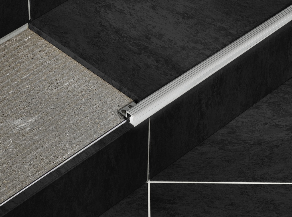 PELDANO INTERIOR LED 21X25 MM NEGRO فواصل ليد درج اسباني اسود