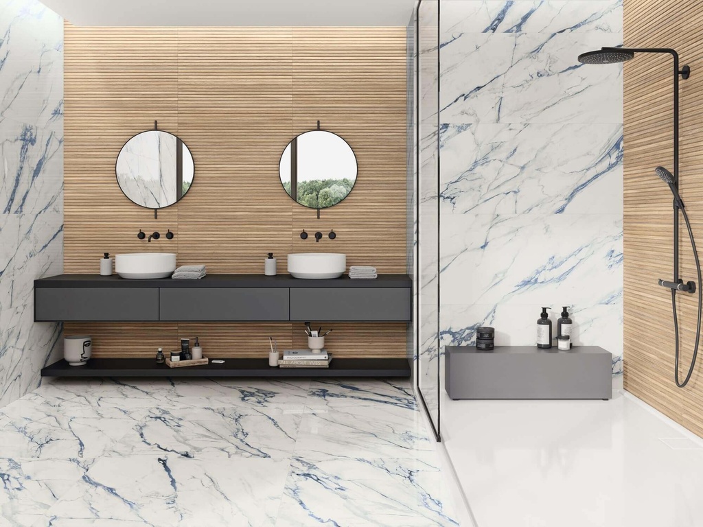 FIRENZE 9543 CALACATTA BLUE 30X90 جدران اسباني قص ليزر