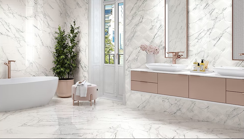 LOIRA 9539 WHITE RELIEVE 30X90 جدران اسباني قص ليزر