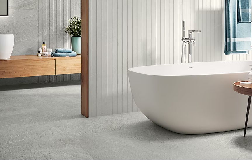 TREVI 1215 SILVER RELIEVE PLISSE 40X120 جدران اسباني