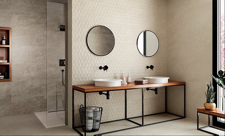 TREVI DECOR 1215 WHITE BALAT 40X120 ديكور مفرد اسباني