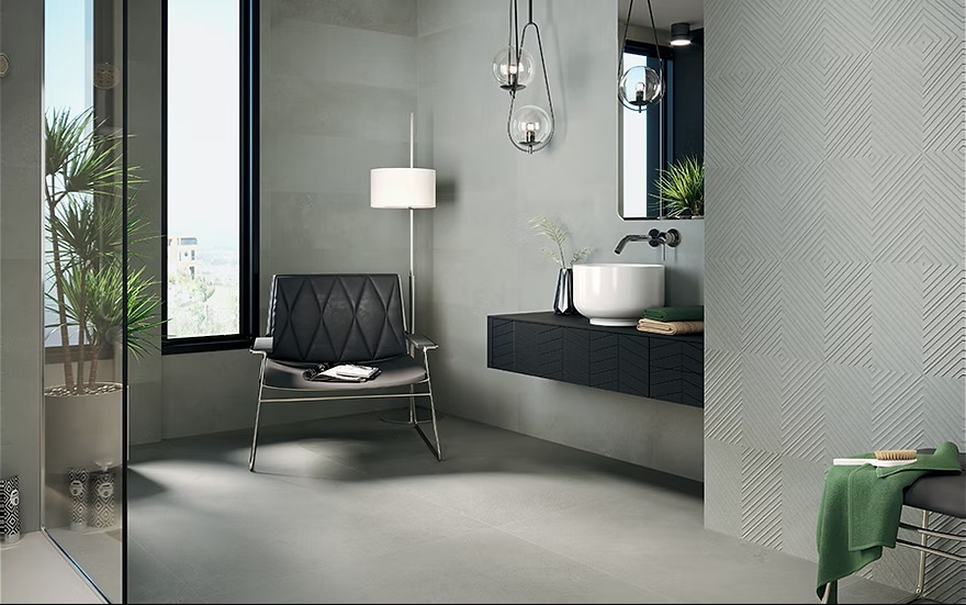 TRIBECA 5052 GREY 50X50 STD بورسلان اسباني قص ليزر