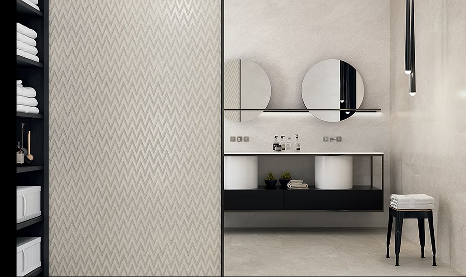 VIENA 1211 GRIS RELIEVE 40X120 جدران اسباني