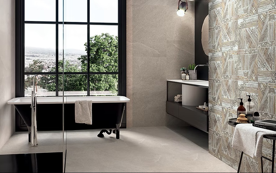 VIENA 8201 GRIS 33.3X80 جدران اسباني