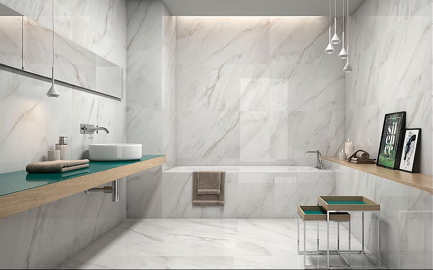 CALACATTA BLANCO 60X120 STD بورسلان اسباني لميع قص ليزر