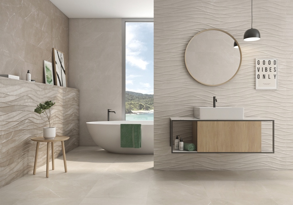 ELBERT MARFIL RELIEVE 30X90 STD جدران اسباني قص ليزر