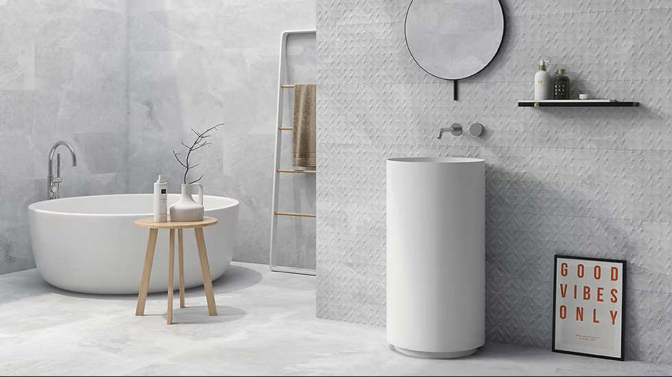 MAKAI BLANCO RELIEVE 30X90 STD جدران اسباني قص ليزر