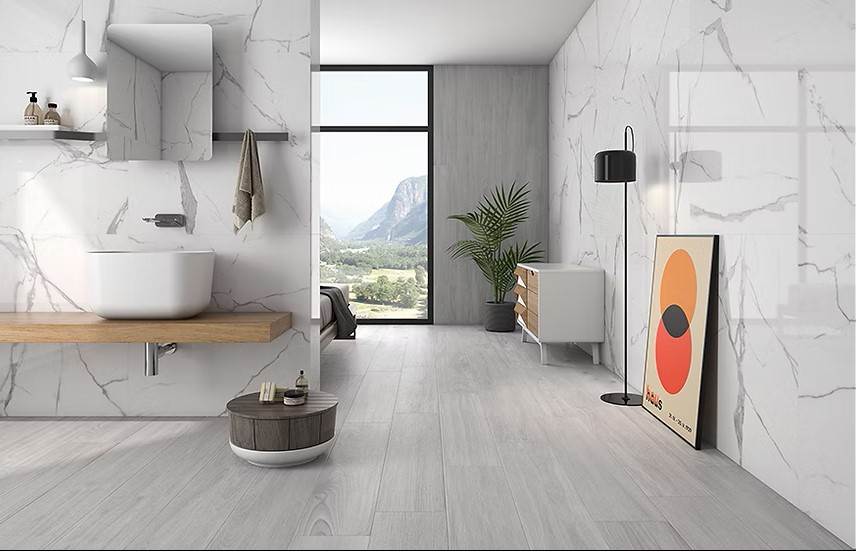 NILO BLANCO 60X120 STD بورسلان اسباني مجلي قص ليزر