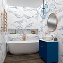 VALERIA BLUE RELIEVE 33X100 STD جدران اسباني قص ليزر