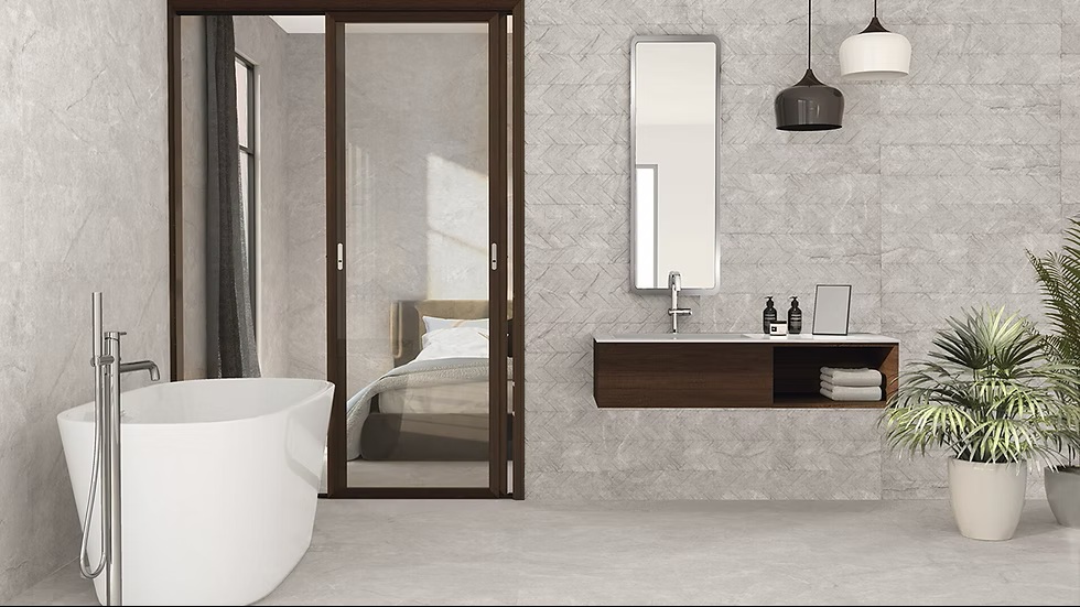 ACADIA GREY 30X90 جدران اسباني قص ليزر