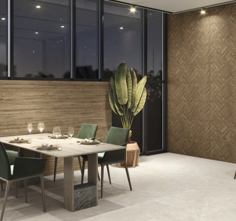 EWOOD ROVERE 40X120 جدران اسباني قص ليزر
