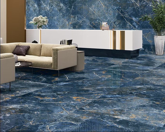 ICARO BLUE PULIDO 60X120 بورسلان اسباني قص ليزر مجلي