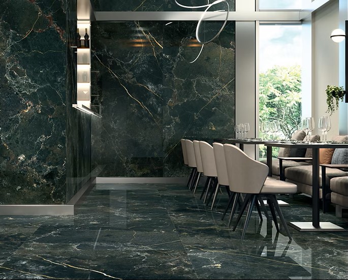 ICARO DARK PULIDO 60X120 بورسلان اسباني قص ليزر مجلي