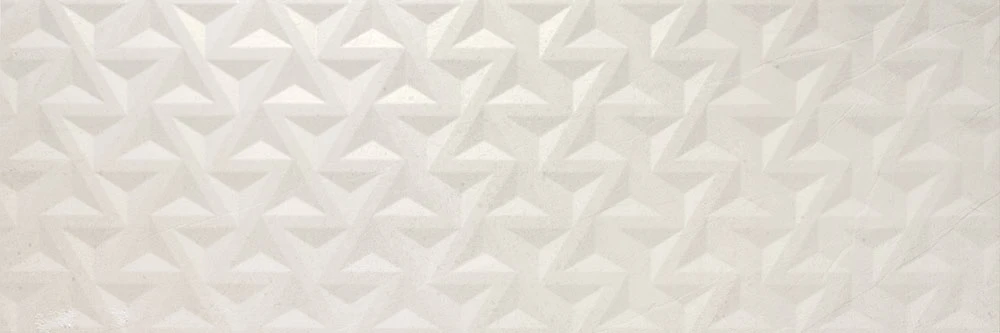 TREVI 1215 WHITE RELIEVE GEO 40X120 جدران اسباني