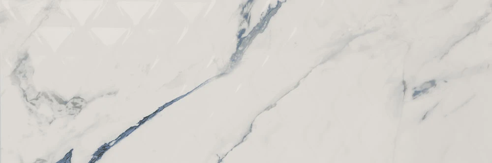 FIRENZE 9543 CALACATTA BLUE RELIEVE 30X90 جدران اسباني قص ليزر