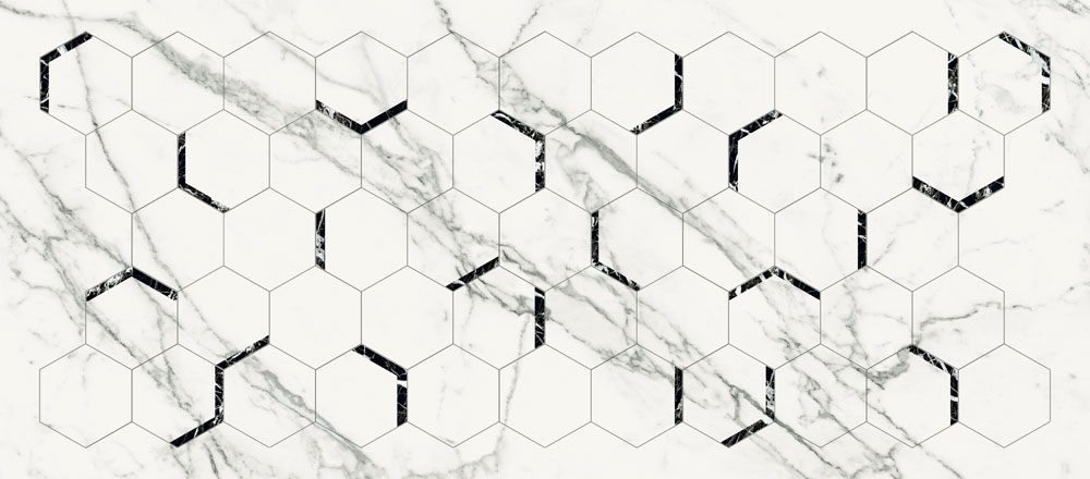 LOIRA 6642 WHITE DECOR 63X146 STD بورسلان اسباني الواح مجلي قص ليزر