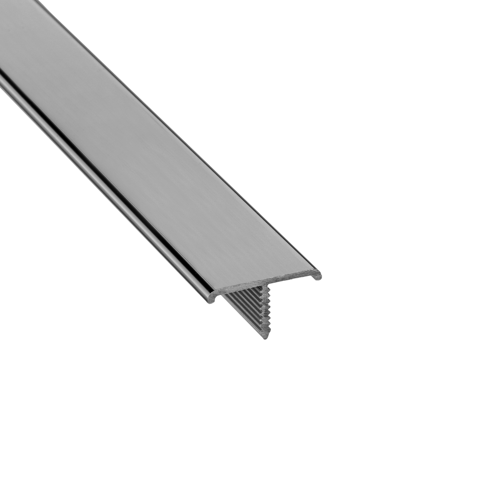 ALUMINIO LISTELOS L-20 PLATA BRILLO فواصل المنيوم فضي لميع