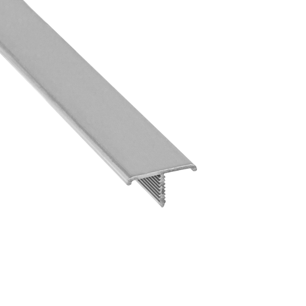 ALUMINIO LISTELOS L-20 PLATA MATE فواصل المنيوم فضي مطفي