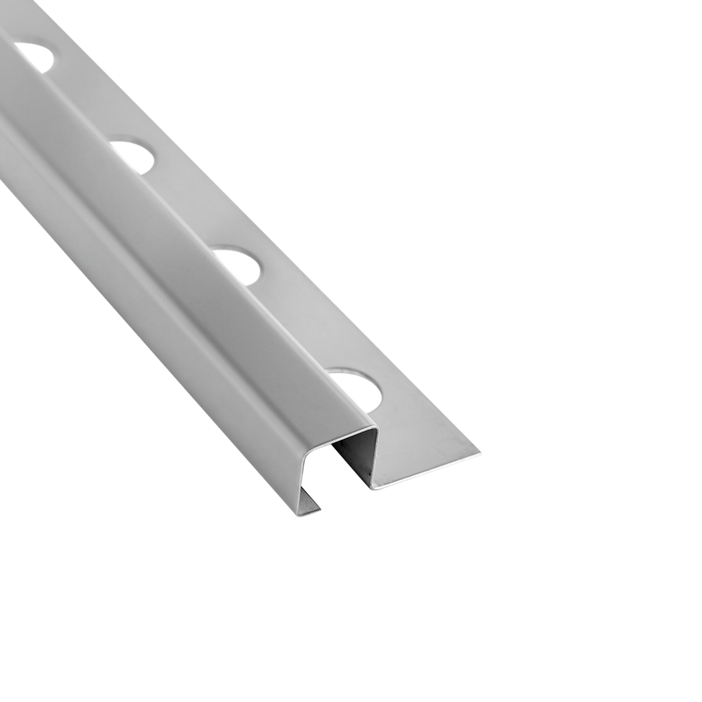 STEEL PERFIL Y LISTELO CUADRADO INOX MATE فواصل ستيل