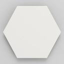 SOLID WHITE 25.8X29 STD بورسلان اسباني سداسي