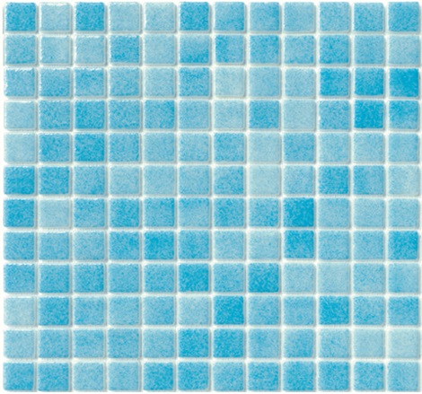 AZUL OPALO MALLA NIEBLAS (MS-3056) 31.6X31.6 خردة مسابح اسباني