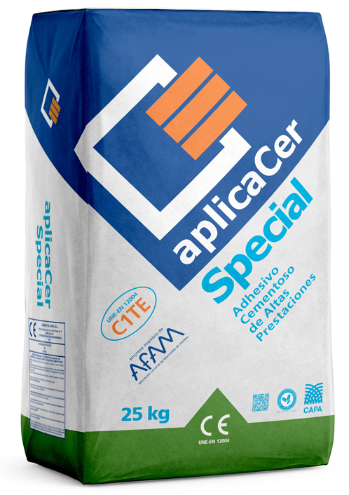 APLICACER SPECIAL - 25KG غراء بورسلان ومسابح اسباني