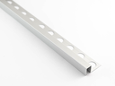 LISTELO ALUMINIO - R 12X15 MM PLATA MATE فواصل المنيوم اسباني فضي مطفي