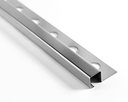 LISTELO ACERO 12X12 MM INOX BRILLO فواصل ستيل اسباني فضي لميع