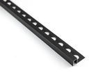 LISTELO ALUMINIO - R 12X10 MM NEGRO MATE فواصل المنيوم اسباني اسود مطفي