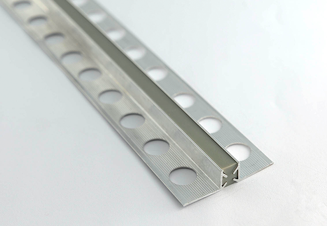 JUNTA ALUMINIUM 12X12 MM GRIS فواصل تمدد المنيوم اسباني رمادي