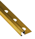 LISTELO ACERO TEXTIL 12X12 MM INOX ORO فواصل ستيل اسباني ذهبي لميع مقمش